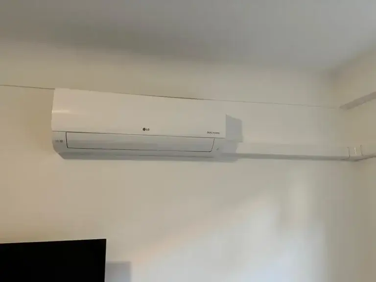LG air conditioning unit for home cooling and heating