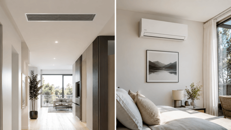 Comparatif clim gainable et multi-split pour maison à Nice